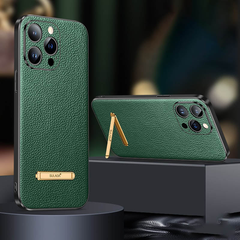 Luxury Leather Texture Phone Case For iPhone