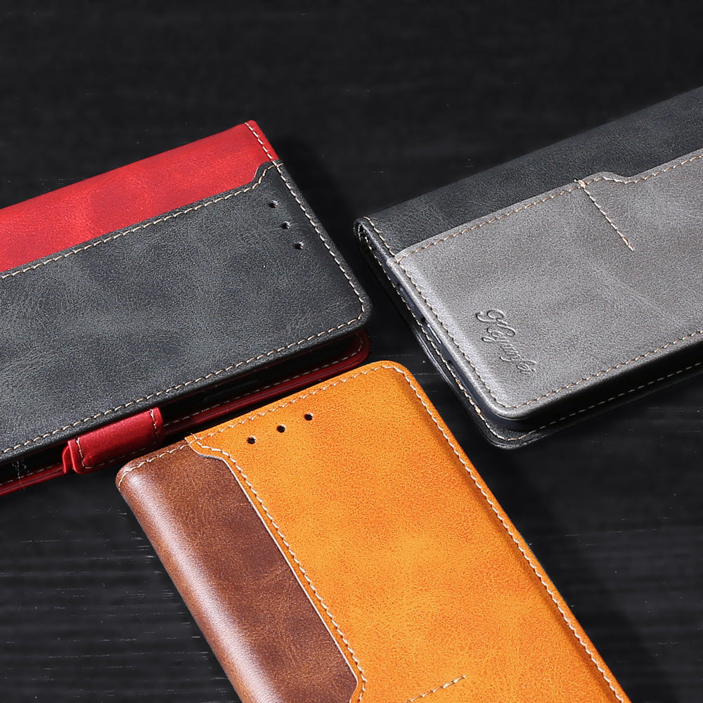 Minimalist Flip Luxury Leather Silicone Magnet Wallet Phone Case for Google Pixel