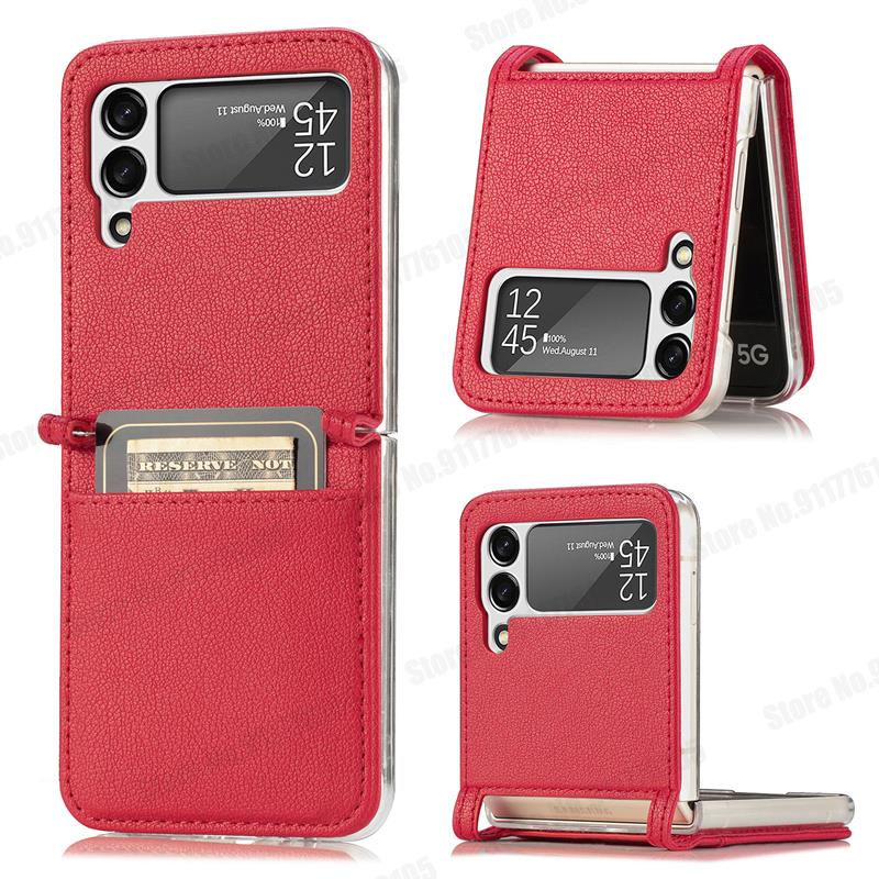 Ultra Slim Leather Card Slot Phone Case for Samsung