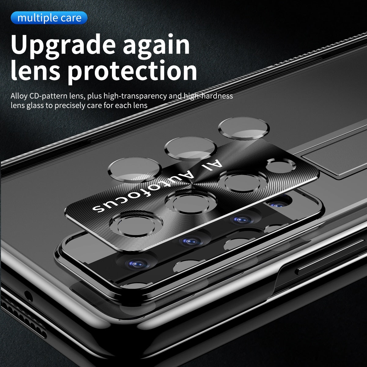 Magnetic Hinge Lens Protection Phone Case With S Pen Slot For Samsung Galaxy Z Fold