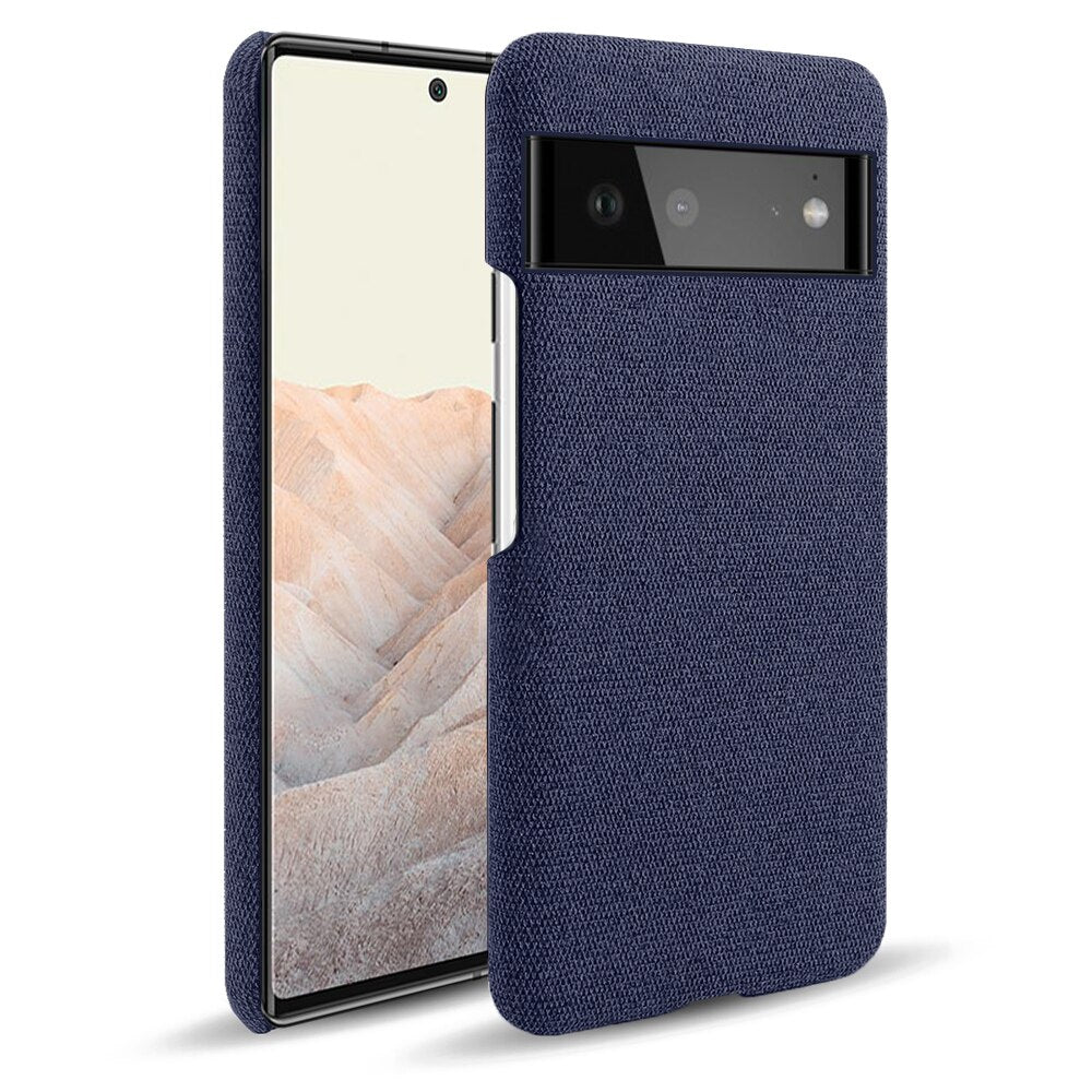 Luxury Febric Antiskid Cloth Texture Phone Case For Google