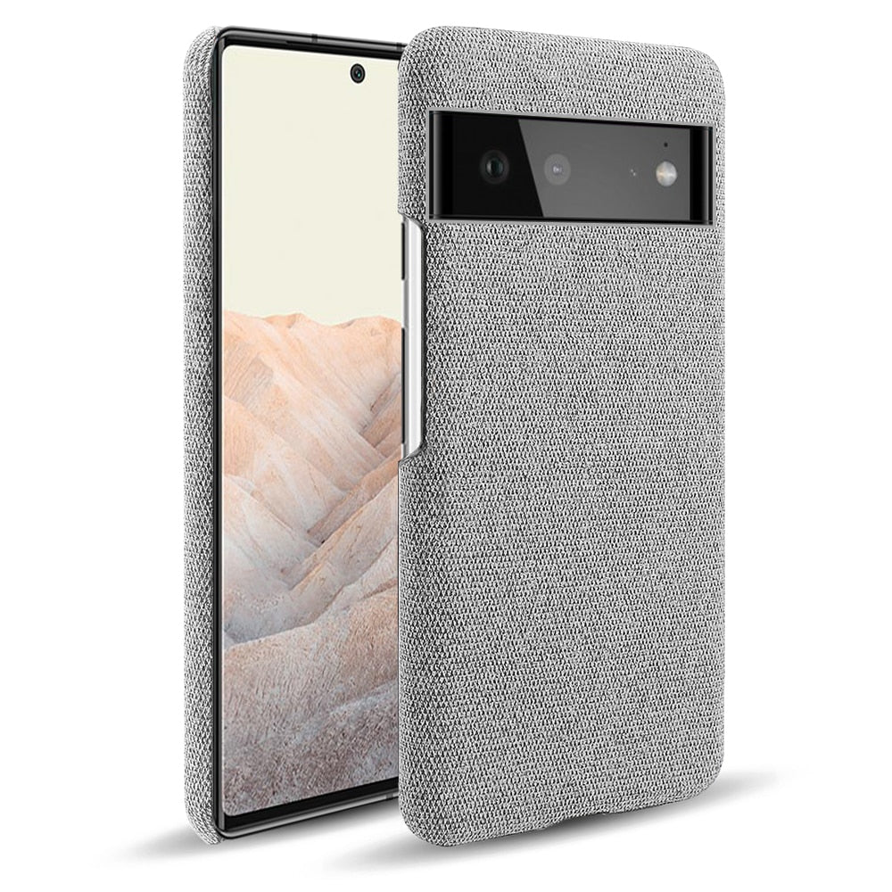 Luxury Febric Antiskid Cloth Texture Phone Case For Google