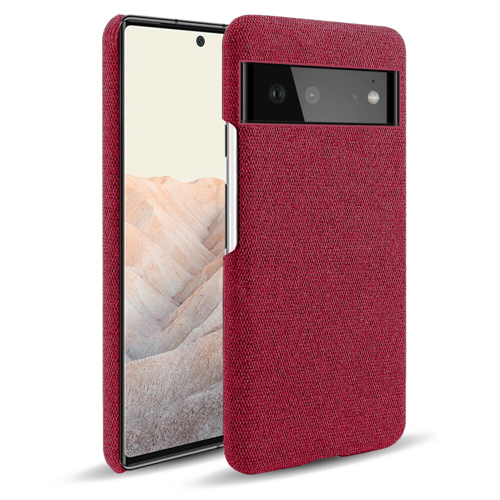 Luxury Febric Antiskid Cloth Texture Phone Case For Google