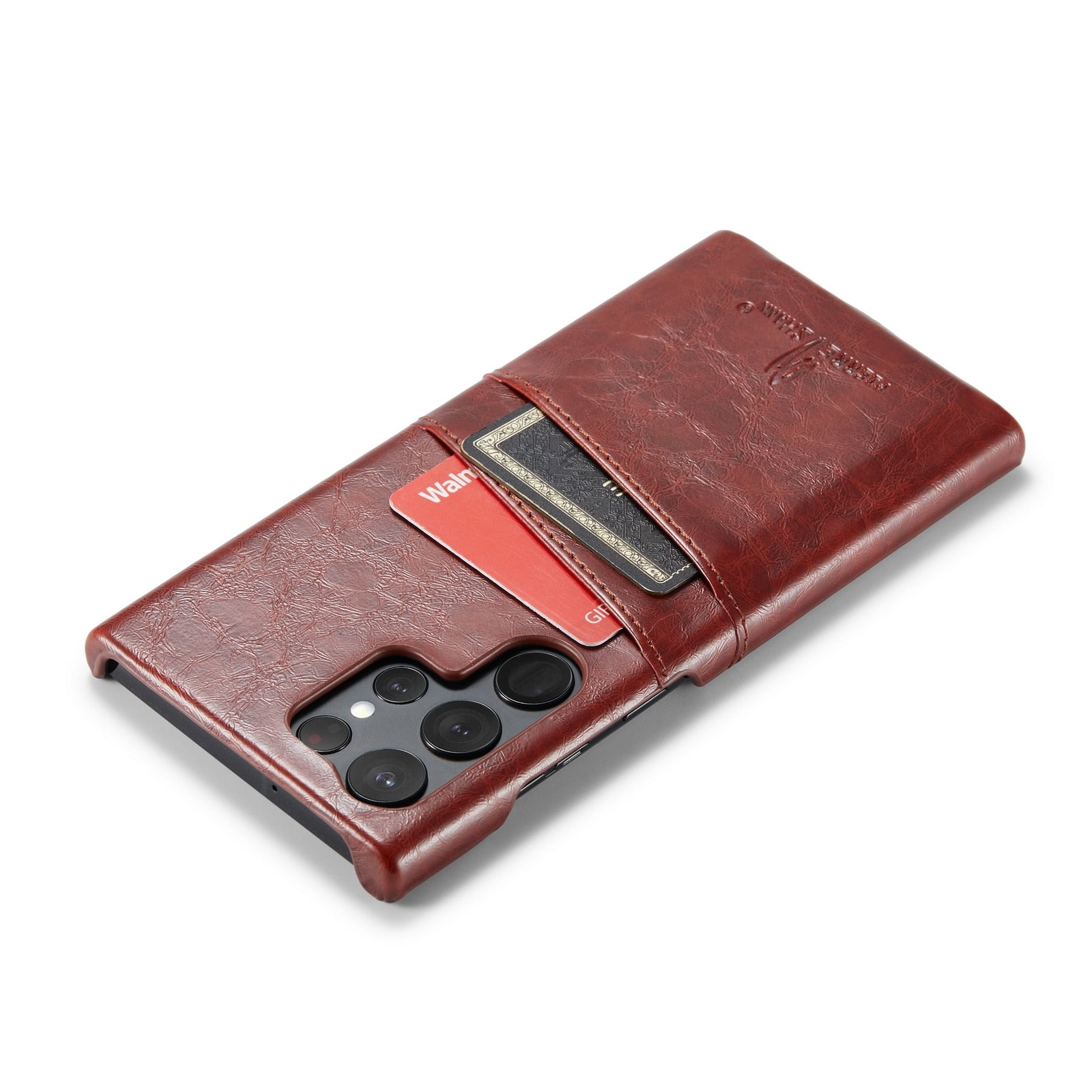 Retro PU Leather Card Slots Wallet Phone Case For Samsung