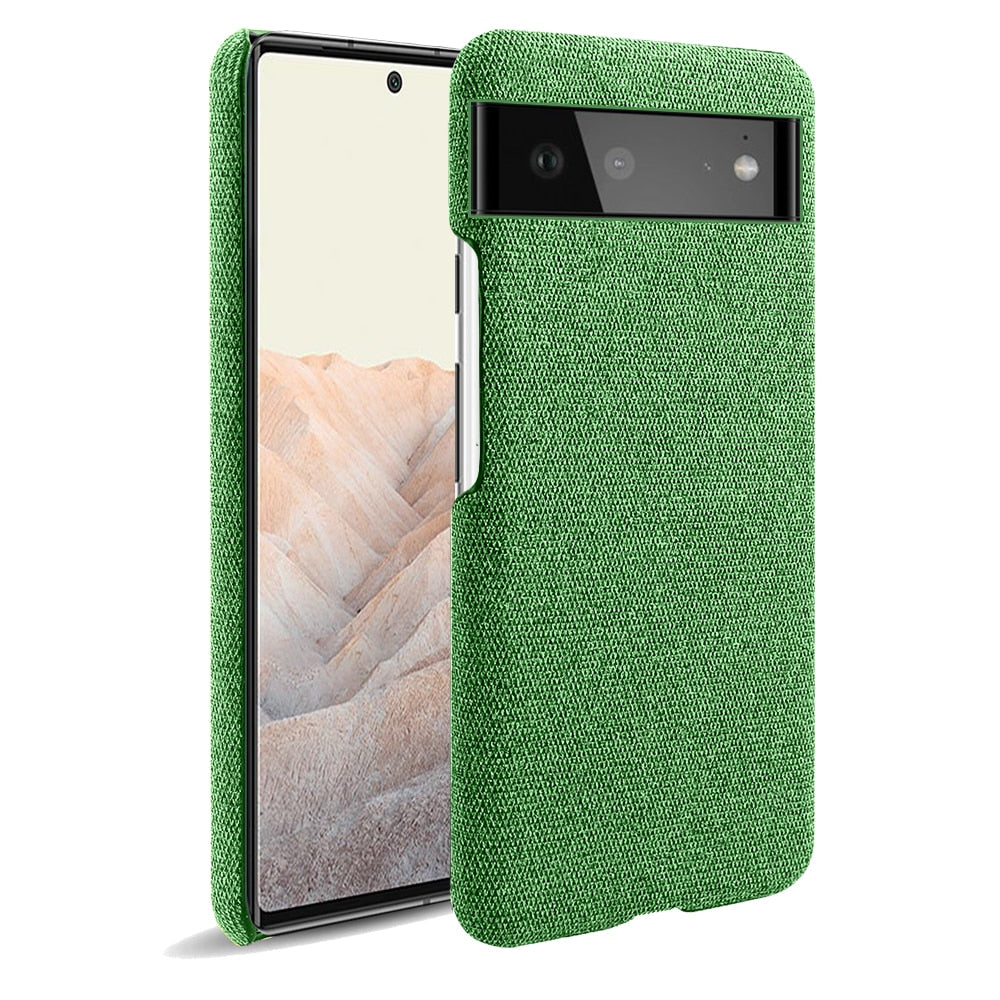 Luxury Febric Antiskid Cloth Texture Phone Case For Google