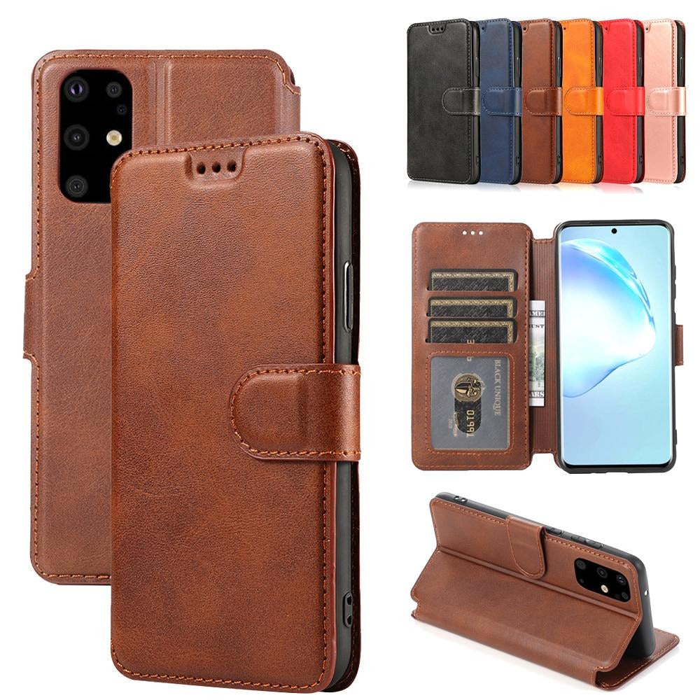 Leather Wallet Phone Case For Samsung