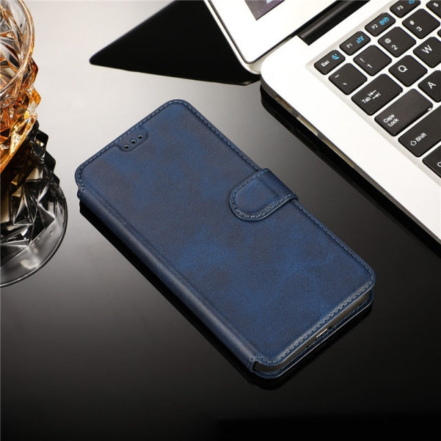 Leather Wallet Phone Case For Samsung