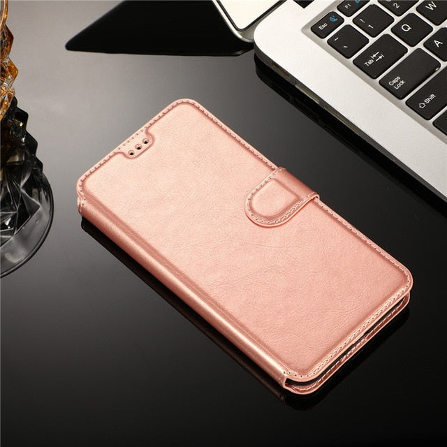 Leather Wallet Phone Case For Samsung