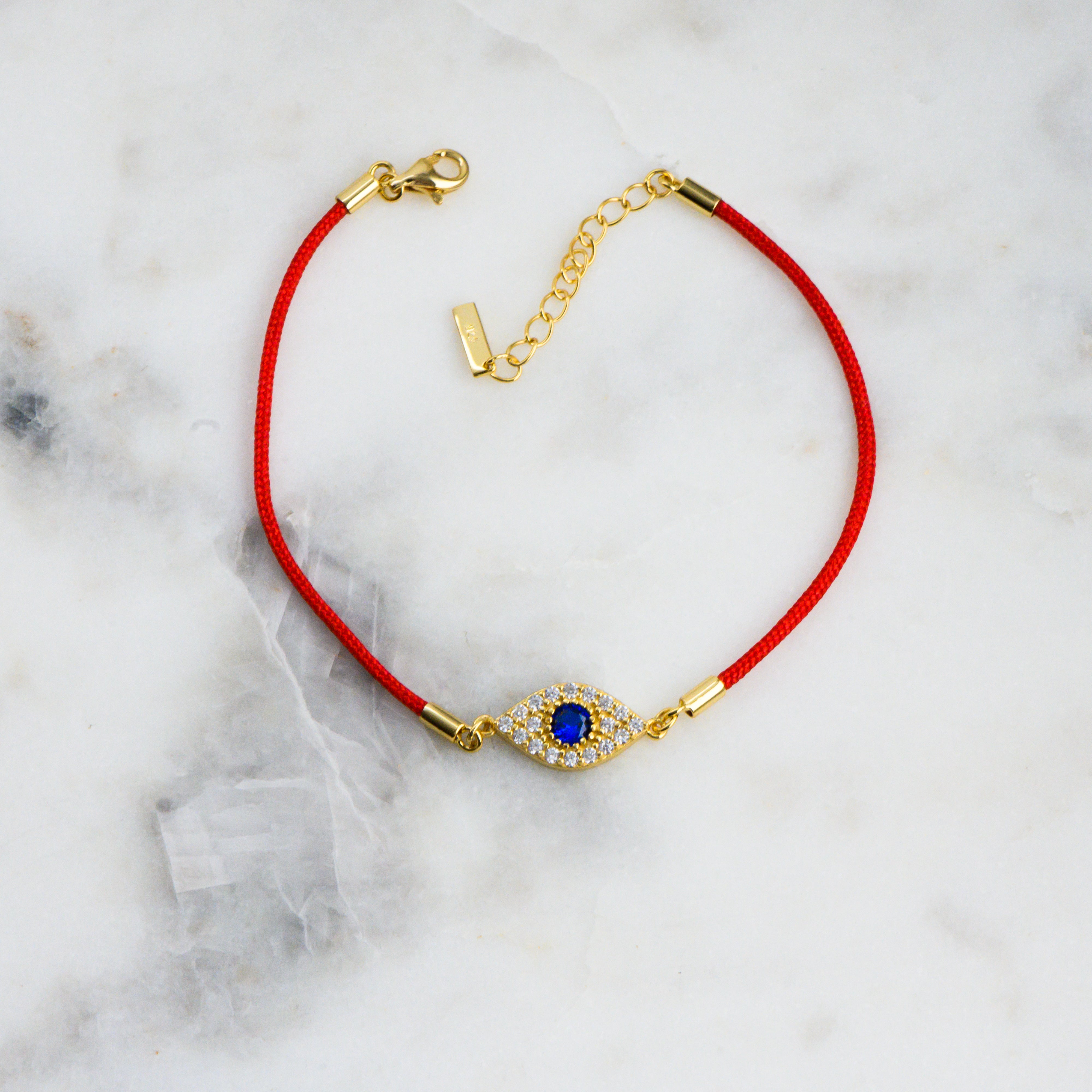 Red String Evil Eye Bracelet