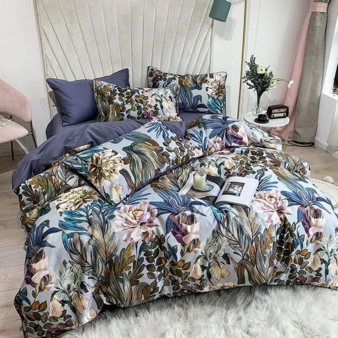 Summer Garden Duvet Cover Set (Egyptian Cotton)