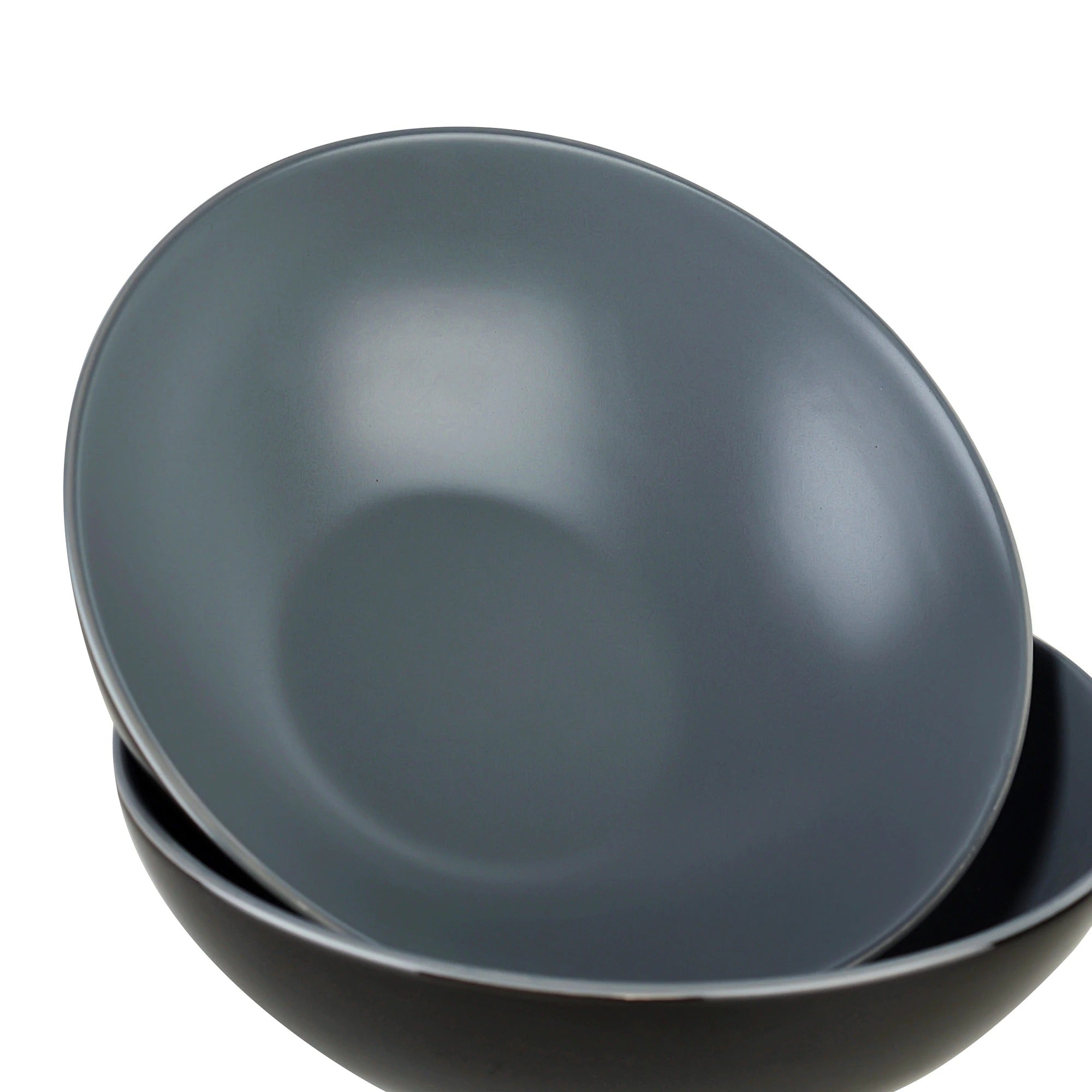 Black Stoneware Ceramic Dinnerware Set for 4 8 12 SKU 70055