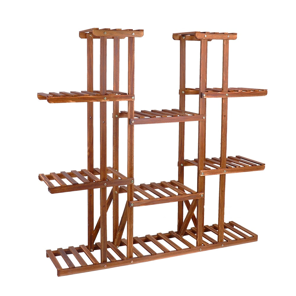 Solid Wood Plant Pot Stand for Indoor and Outdoor SKU 35013