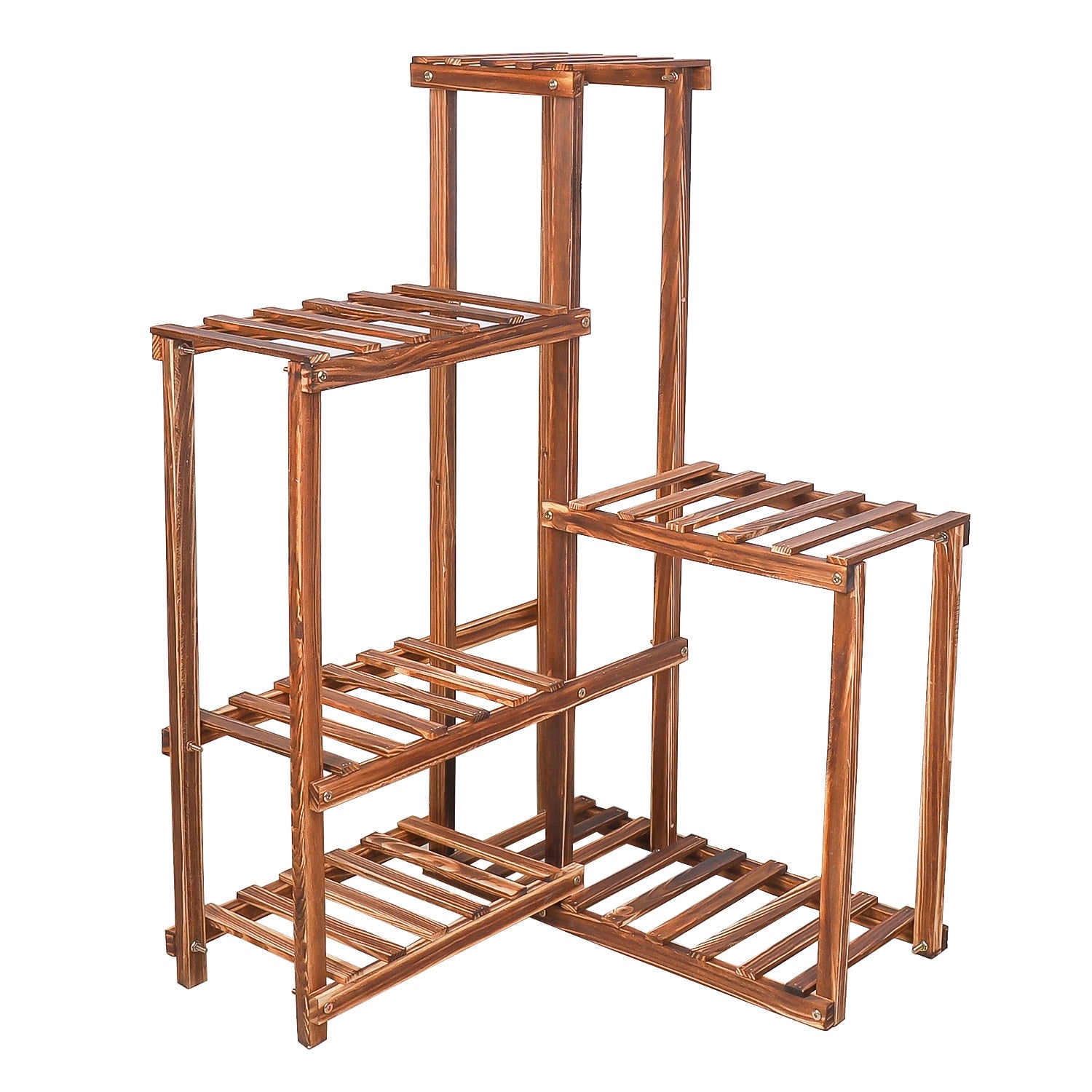 Solid Wood Plant Pot Stand for Indoor and Outdoor SKU 35005