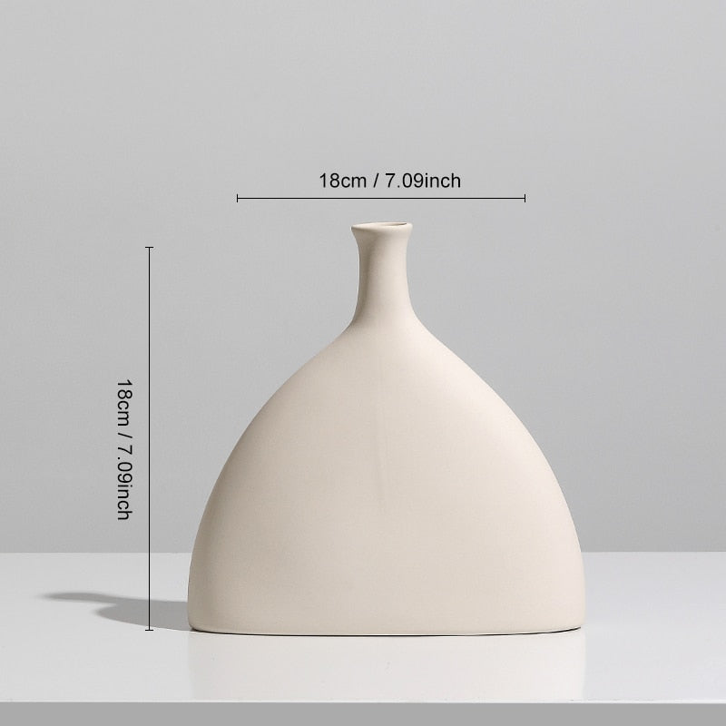 Nordic Ceramic Vases for Dried Flowers