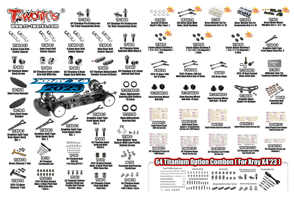 T-Work's Option Parts For Xray X4