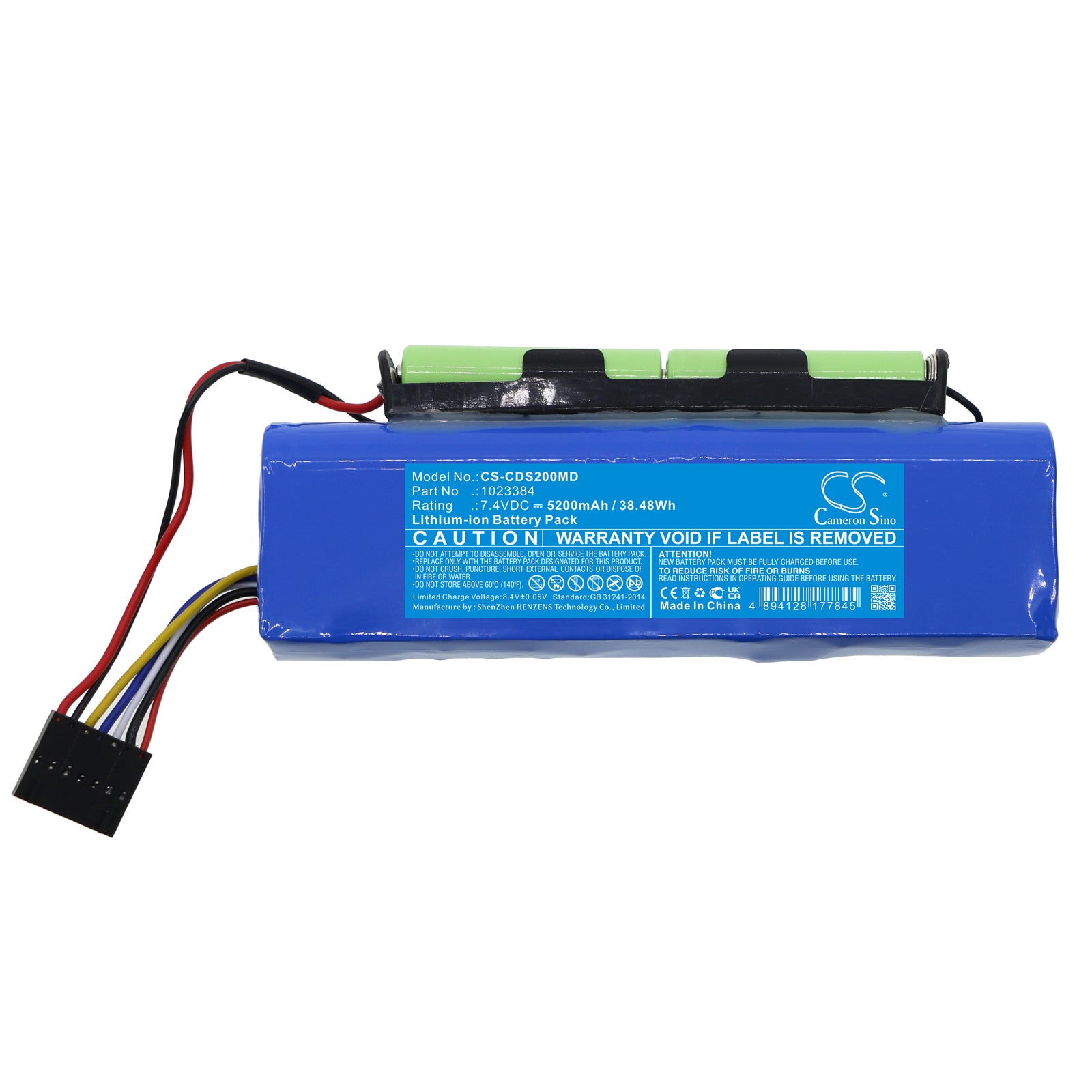 5200mAh 1023384 Battery for Circadiance SmartMonitor 2PS, SmartMonitor 2PSL