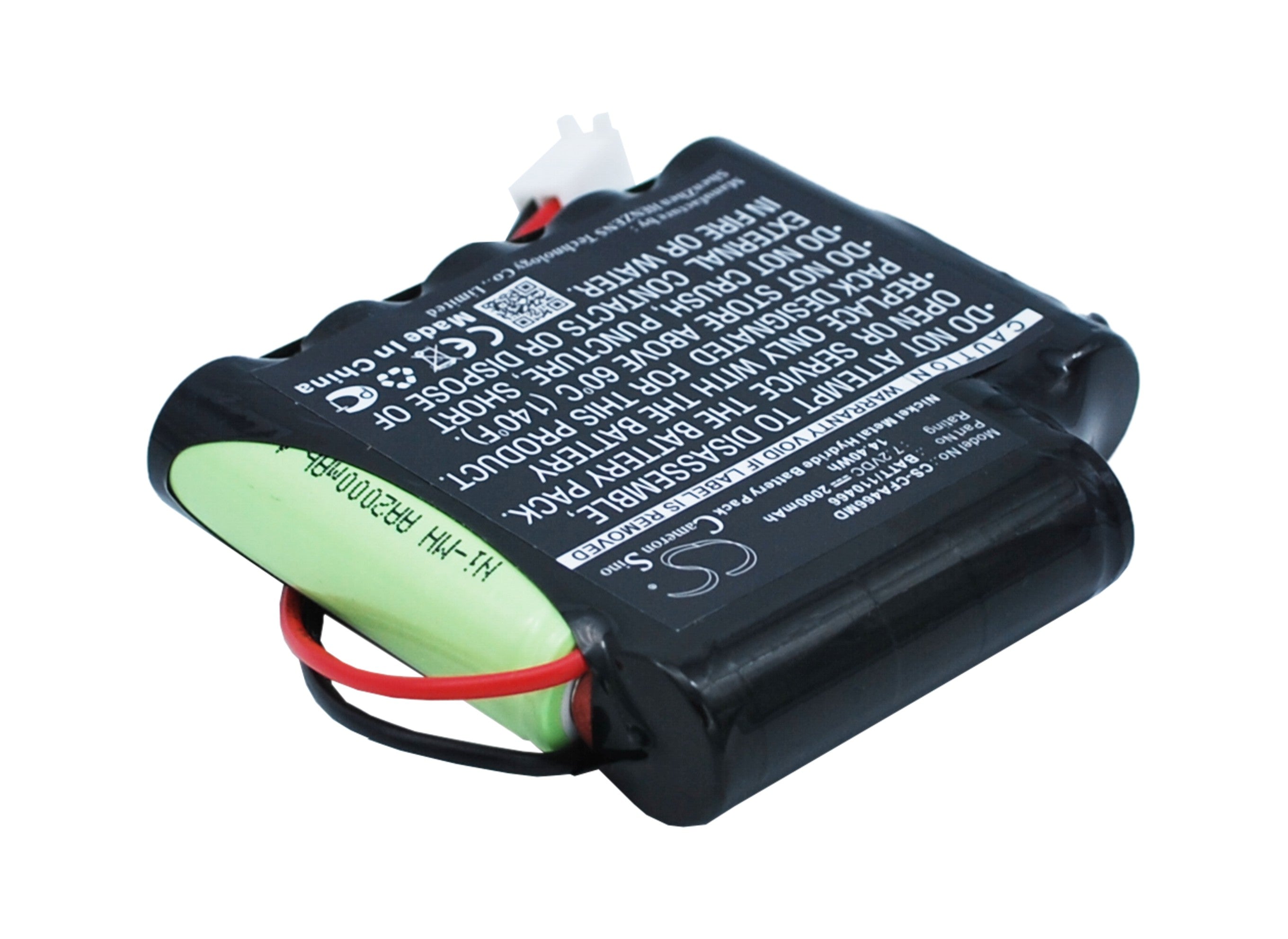 2000mAh 120466, BATT/110466 Battery for Stimulator Musculaire Myo, Cefar Myo 4 Max, Globus Elite 4, Genesy 3000, 500, 2650