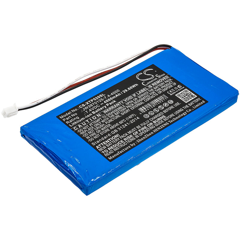 4000mAh JW3970125-7.4-4000 Battery for XTool P52