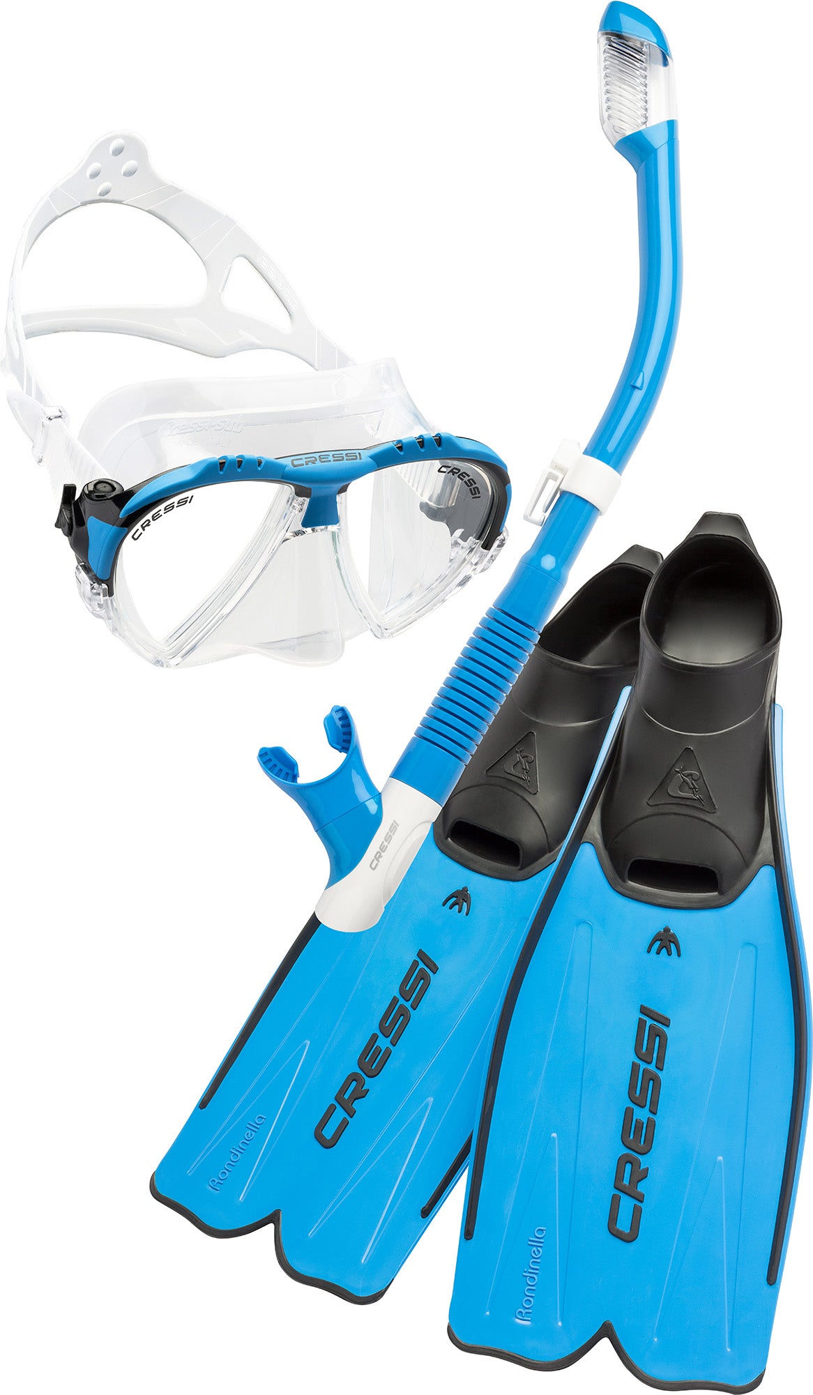 Adult High-End Scuba Snorkeling Gear | Rondinella & Matrix & Tao Dry made by Cressi