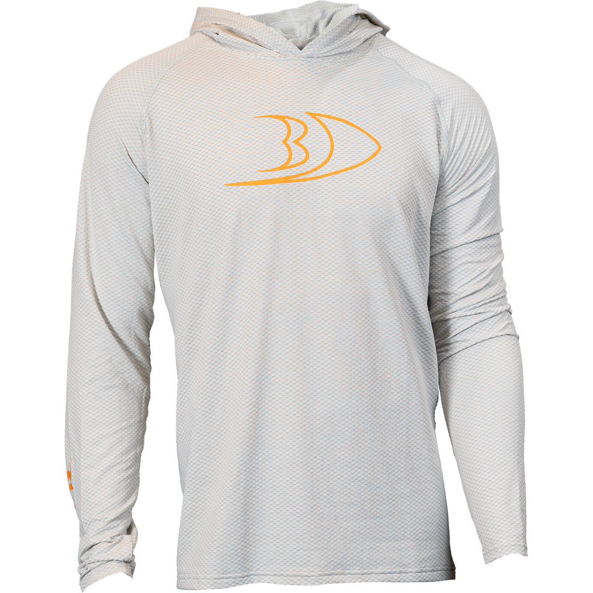 BLACKFISH CoolTech UPF Angler Sun Hoodie, Profile Logo