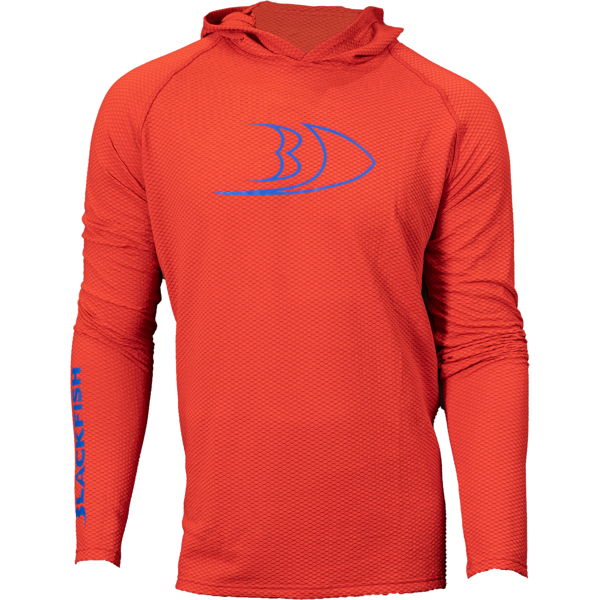 BLACKFISH CoolTech UPF Angler Sun Hoodie, Profile Logo