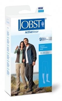 110479 Jobst Activewear 15-20mmHg Knee CT  Small Cool White