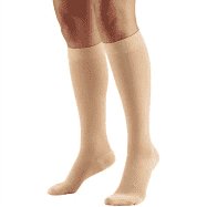 8865-2L Truform 20-30 mmHg of below knee stockings closed toe Unisex - Beige - 2XL