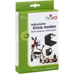 Ch-1000 Nova Adustable Drink Holder,for walkers. rolling walkers, wheelchairs and Scooters