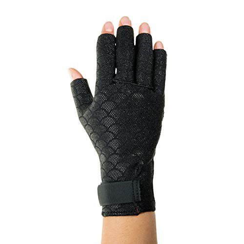 Thermoskin Premium Arthritic Gloves Thermal Compression, Black, 84199,85199