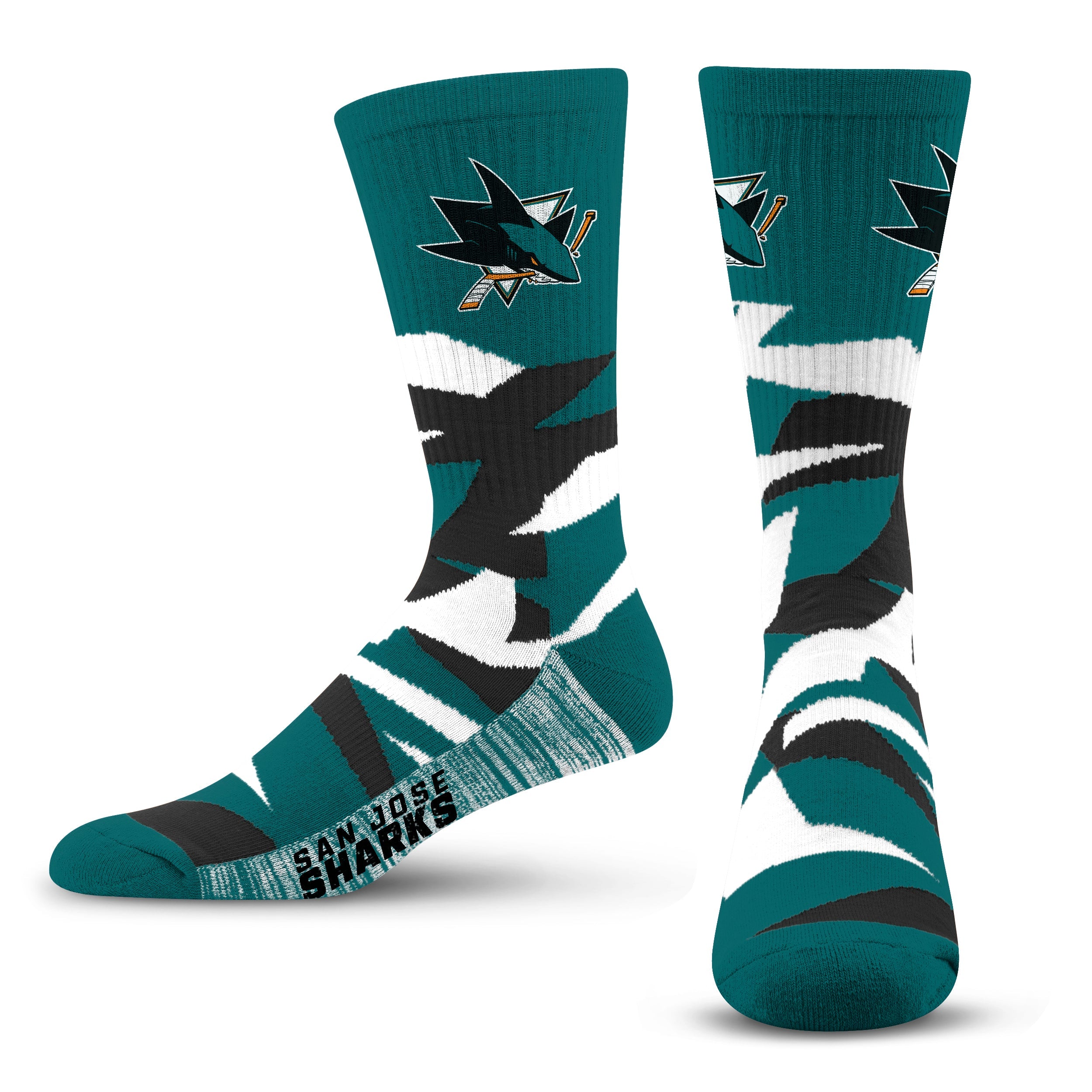 San Jose Sharks Breakout Premium Crew Socks