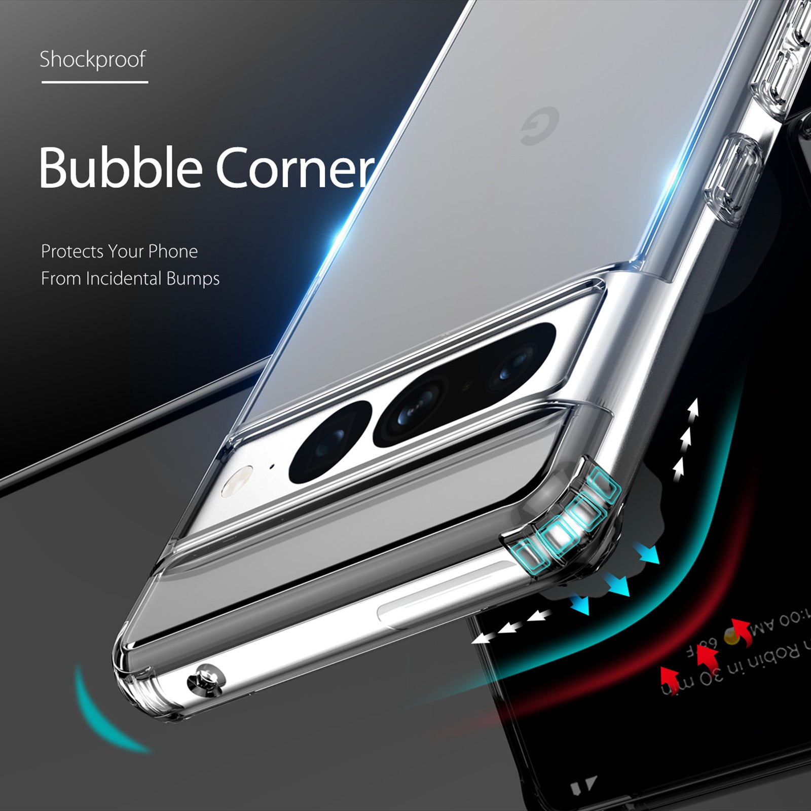 Google Pixel 7 Pro Crystal Clear Case