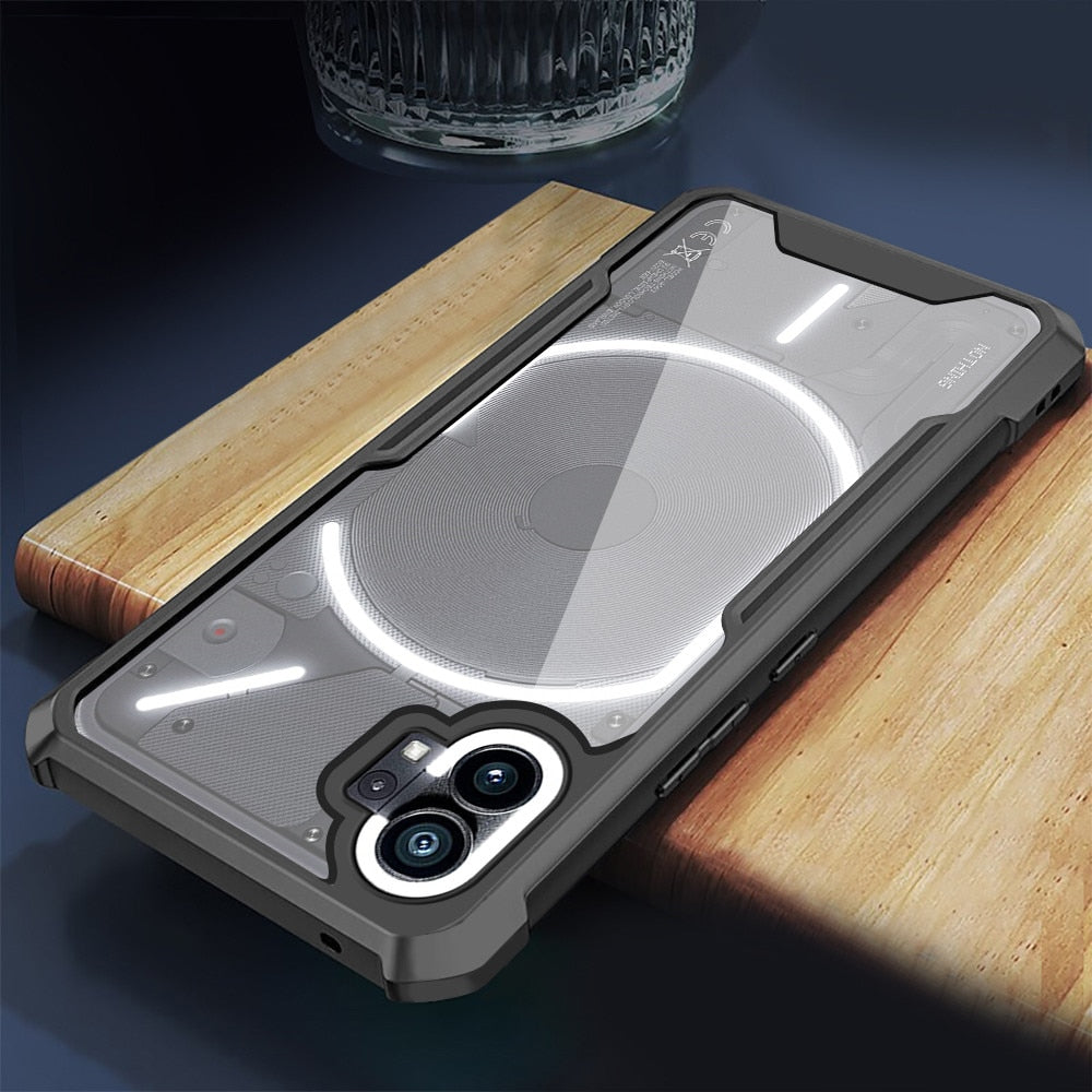 Clear Acrylic Protect Case For Nothing Phone (1) Anti-Drop Shockproof Cover