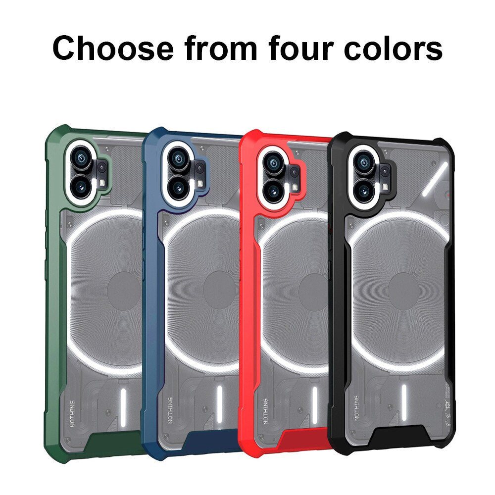 Clear Acrylic Protect Case For Nothing Phone (1) Anti-Drop Shockproof Cover