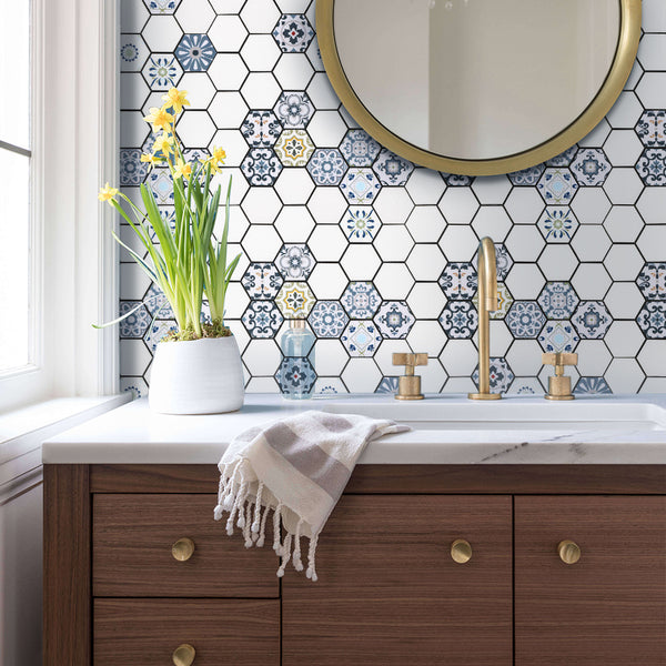 Square Spanish Vinyl Tile Sticker