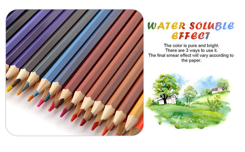 Qweryboo 48 Pcs Professional Watercolor Pencils, Pre-sharpened Drawing Colored  Pencils Set for Adults Kids(48) 