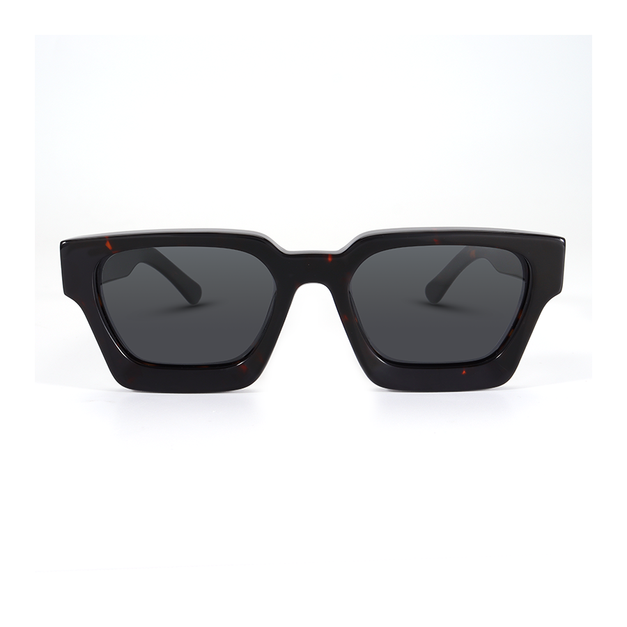 Unisex Transparent Polygon Sunglasses