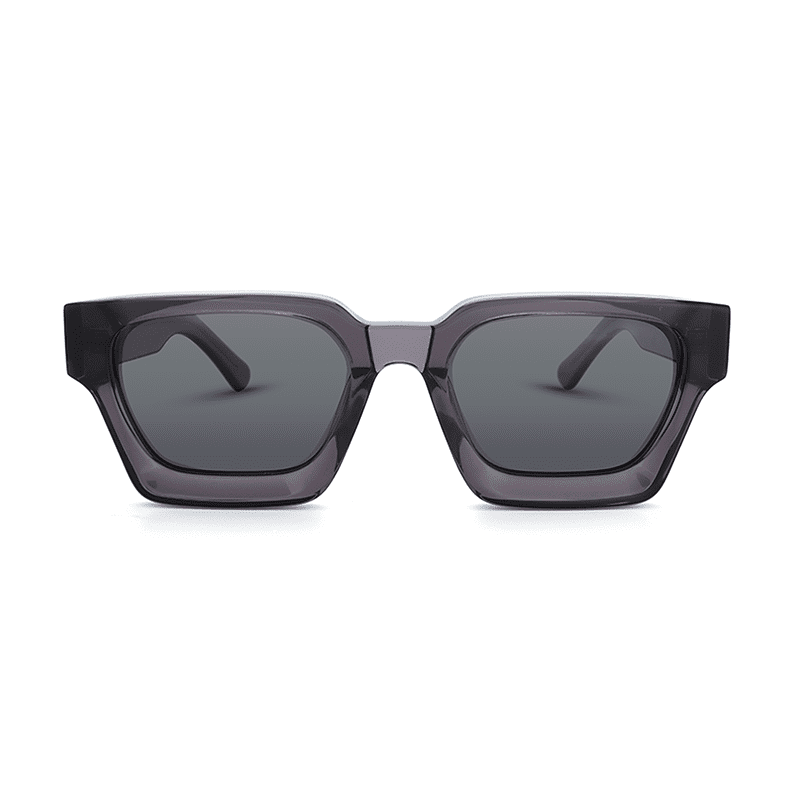 Unisex Transparent Polygon Sunglasses