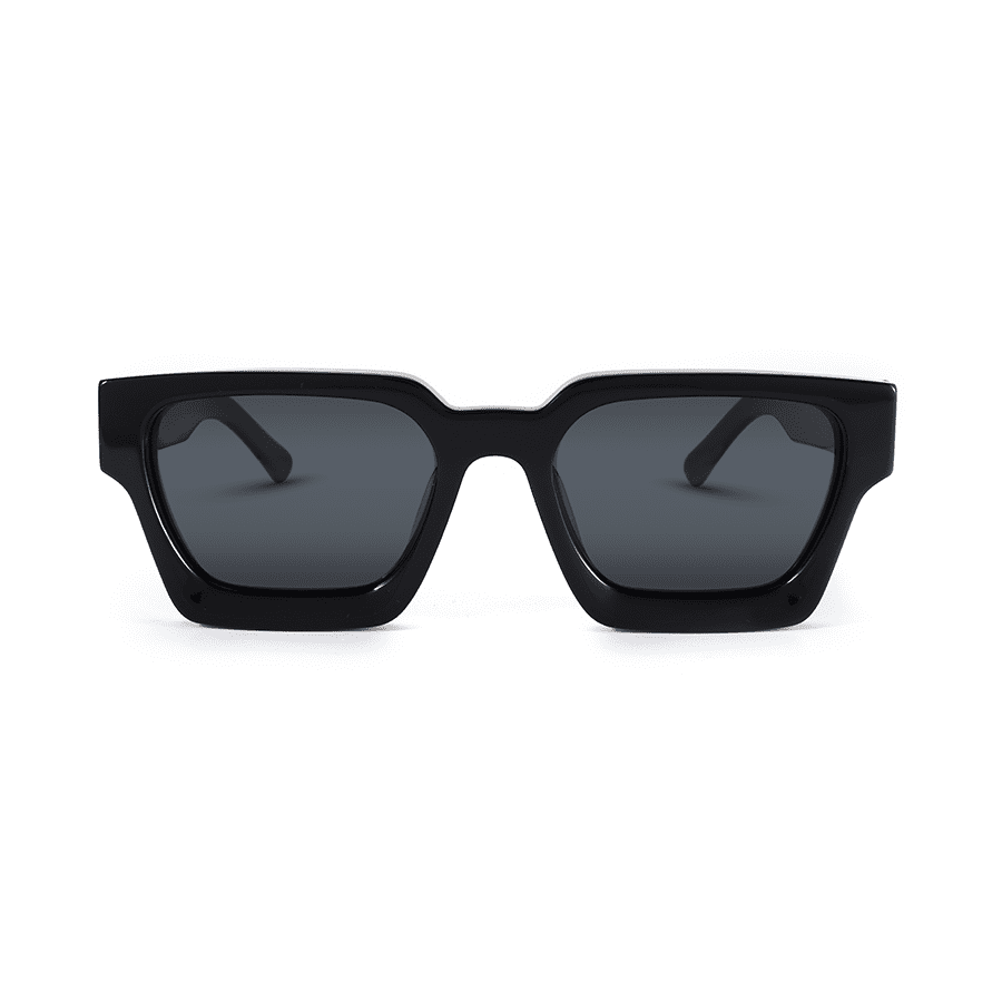 Unisex Transparent Polygon Sunglasses