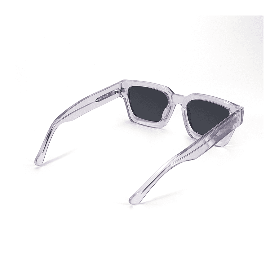 Unisex Transparent Polygon Sunglasses