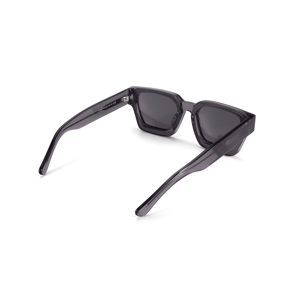 Unisex Transparent Polygon Sunglasses