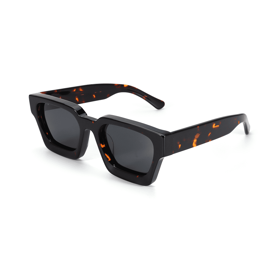 Unisex Transparent Polygon Sunglasses
