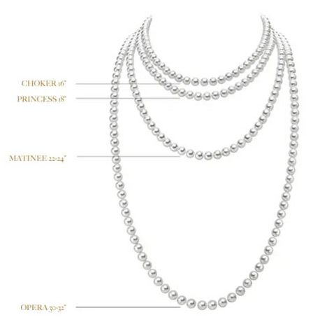 pearl necklace length