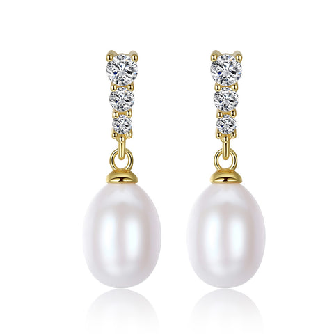  Freshwater Pearl Drop Earrings