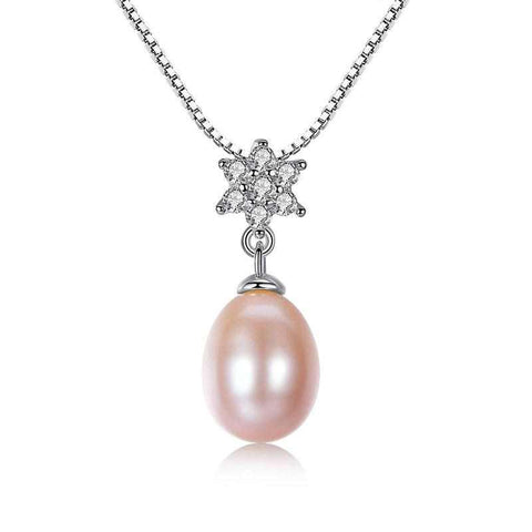 Teardrop Pearl Necklace