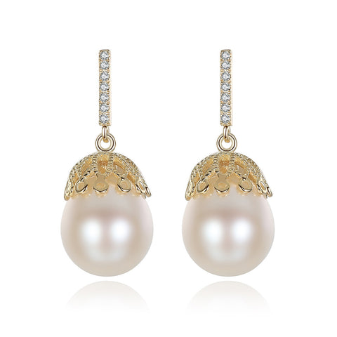 Big Pearl Earrings