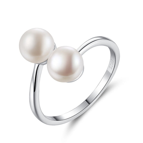 double pearl rings