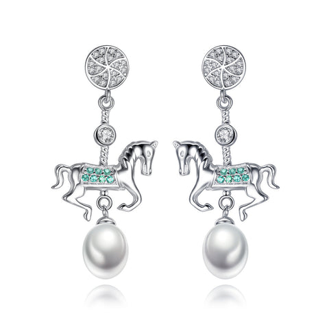 Drop Pearl Earrings