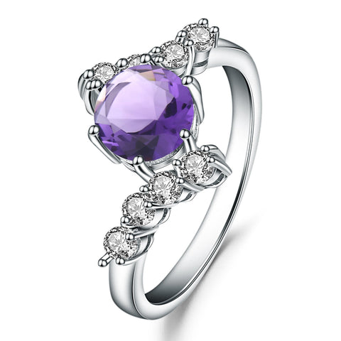 Silver Amethyst Ring