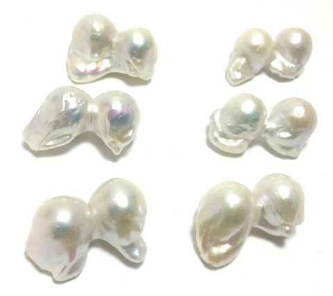Twin  baroque pearls