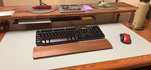 Wooden wrist rest